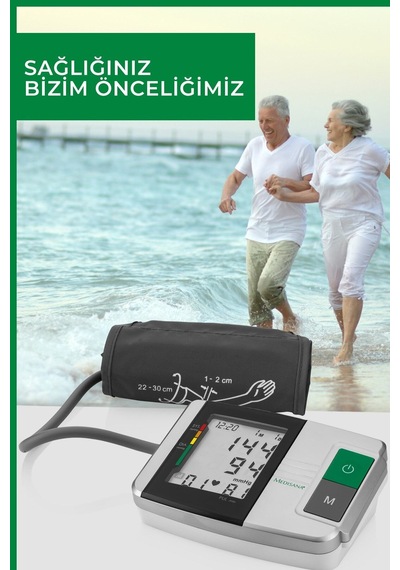 Dijital Medısana Alman Tasarım Büyük Ekran Kol Tipi Dijital Tansiyon Ölçme Aleti Mts-51152 Pilli Ko