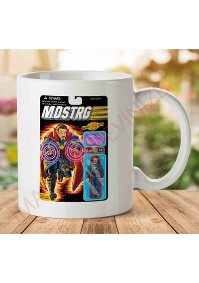 1-1315 Doctor Strange Action Figure İki Tarafı Baskılı Kupa Bardak.jpg