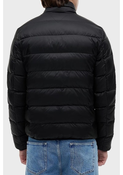 Tommy Jeans Kapitoneli Relaxed Fit Dik Yaka Mont Erkek Mont Dm0dm23231 Bds Siyah