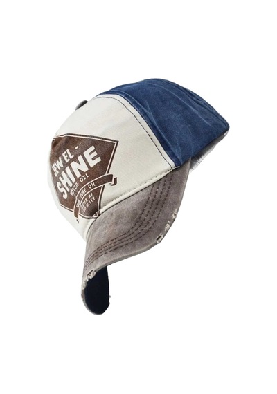 Tezzgelsin Unisex Eskitme Jewel Shine Ayarlanabilir Beyzbol Kep Şapka Baseball Şapka Kahverengi Lacivert