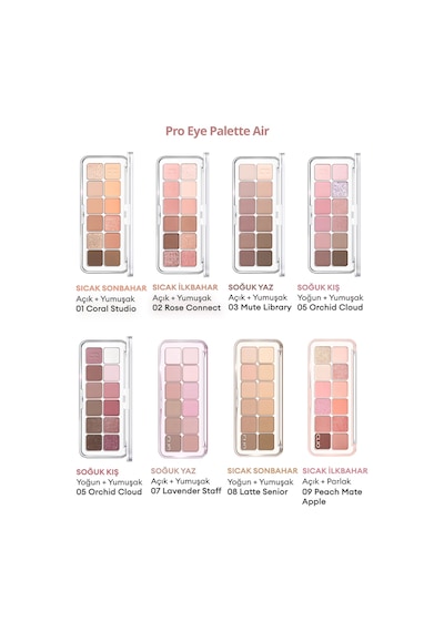 Clio Pro Eye Palette Air 15 Tanning Brown
