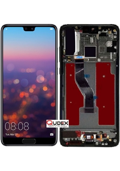Qudex P20 Pro Ile Uyumlu Lcd Ekran Dokunmatik Çıtalı Clt-l09