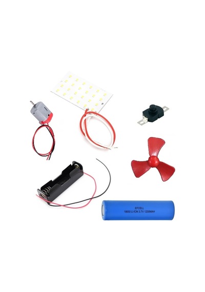 Led Panel Motor Pervane Elektrik Deney Seti - Öğrenci Elektrik Devresi