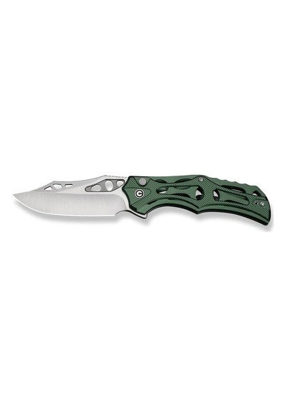 Civivi Biophase Flipper & Button Lock Knife Green Aluminum Handle Kamp Çakı Yeşil