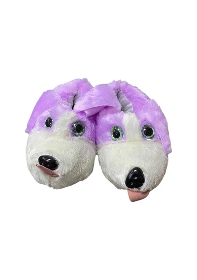 Özat Panduf Köpekli Mor Lila Beyaz - 673442786 Mor Lila Beyaz