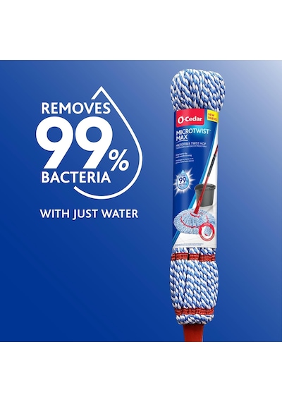Microtwist Max Mikrofiber Bükümlü Paspas, 1 Ekstra Dolum İle Eller Serbest Sıkma Özellikleri Ekstra Büyük 45 Cm Paspas Başlığı Tüm Zemin Tiplerinde Güvenli Çok Renkli Microtwist Max Mikrofiber Bükümlü Paspas, 1 Ekstra Dolum İle Eller Serbest Sıkma Özellikleri Ekstra Büyük 45 Cm Paspas Başlığı Tüm Zemin Tiplerinde Güvenli Çok Renkli