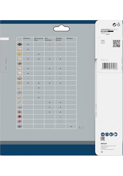 Professional Çok Amaçlı Daire Testere Bıçağı, 210 Mm Kesme Çapı, Gri, 1 Adet