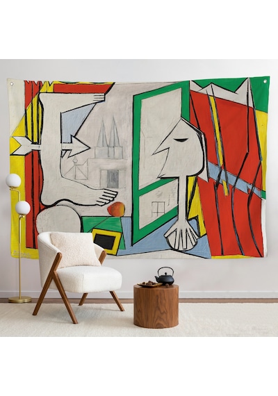 Pablo Picasso - Açık Pencere Duvar Örtüsü - La Fenetre Ouverte-7091
