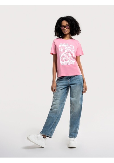 LOFT Regular Fit Kadın Tshirt K.kol Lf2032497 Q1.v1 Pembe