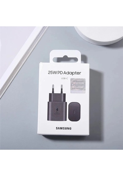 Samsung Samsung 25w Süper Hızlı Şarj Adaptörü Usb-c Galaxy Uyumlu S23 Fe/s24/a53/a54 Abdistribütör Garantili