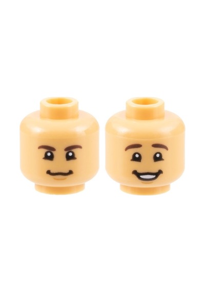 Minifigür Parçaları: Kafa: 3626pb3160