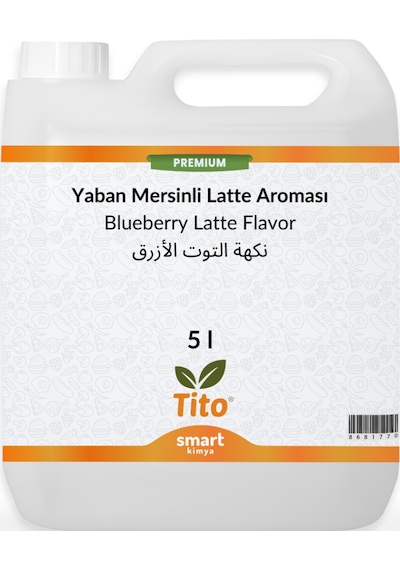 Premium Yaban Mersinli Latte Aroması 5 Litre