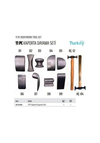 RİCO 11 Parça Kaporta Dayama Seti
