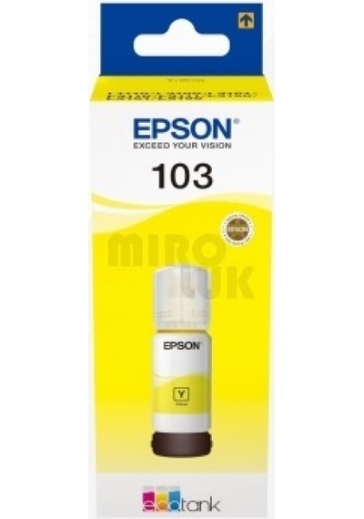 EPSON 103 C13T00S44A SARI MÜREKKEP 65ML