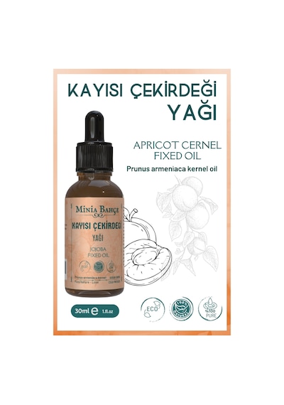 Kayısı Çekirdeği Yağı 30ml - %100 Saf Ve Doğal 30 ML