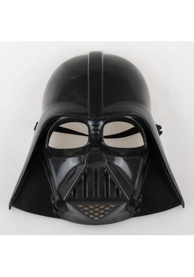 Çocuk Boy Yıldız Savaşları Wars Darth Vader Maskesi 90 Cm Pelerin Seti Siyah