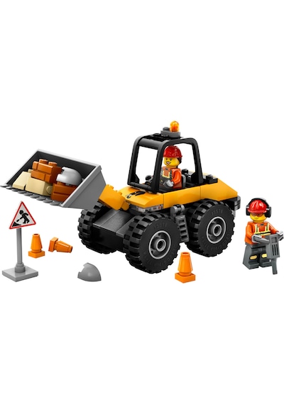 LEGO® Sarı Tekerlekli İnşaat Yükleyicisi 60450 - 4 Yaş ve Üzeri Çocuklar için Yaratıcı İnşaat Aracı İçeren Oyuncak Yapım Seti (81 Parça)