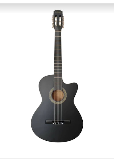 Ludorf Klasik Gitar Ry1967 Siyah Sap Ayarlı Klasik Gitar Taşıma Çantası-pena Seti-kapo Hediyeli