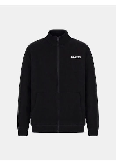 Guess Erkek Yan Logolu Sweatshirt Siyah