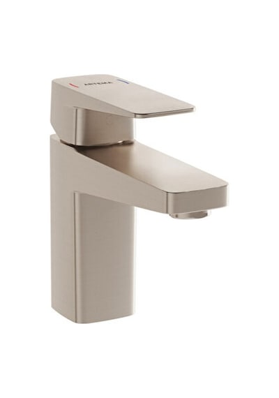Artema Root Square Lavabo Bataryası Fırçalı Nikel A4273234