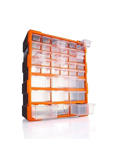 Asrın Plastik Super Bag Mono Blok Çekmeceli Organizer 39'lu Büyük Boy Genel