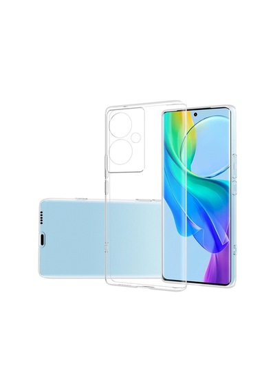 Realme Note 60 Kılıf Zore Süper Silikon Kapak Şeffaf