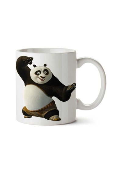 Kung Fu Panda 3 İki Tarafı Baskılı Kupa Bardak Çok Renkli