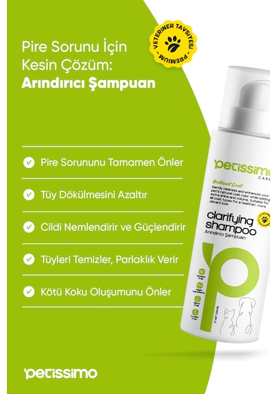 Petissimo Care Arındırıcı Köpek Şampuanı - Pire Ve Parazit Karşıtı - 200 Ml
