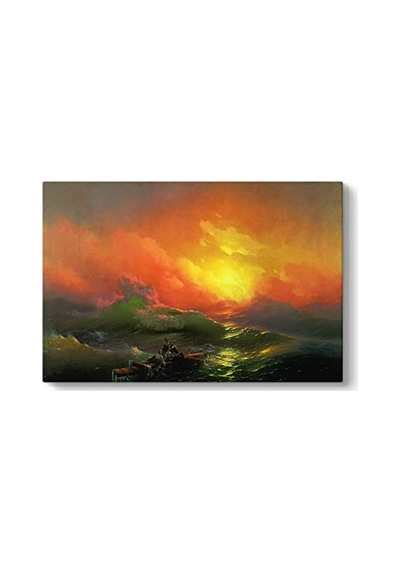 Ayvazovski - Dokuzuncu Dalga Tablosu 45 X 30 -