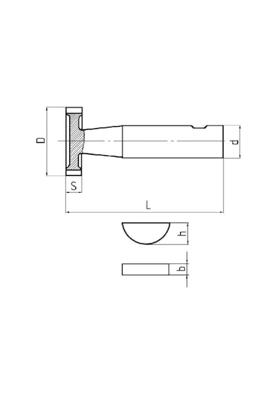 Fett 10,5x2mm Zps Dın850 Hss Co5 Çapraz Dişli T Yarık Freze
