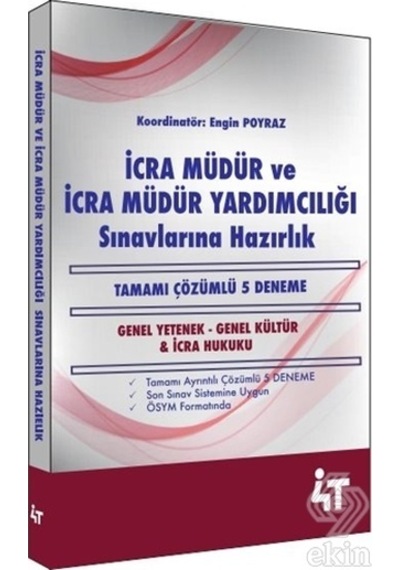 Icra Müdür ve Icra Müdür Yardımcılığı Sınavlarına /Engin Poyraz