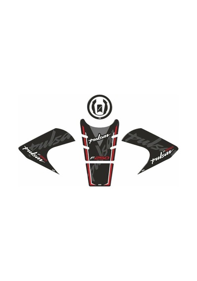 Bajaj Pulsar F250 2022 - 2024 Uyumlu Tank Pad Set 004 Çok Renkli