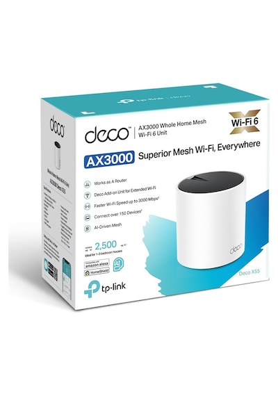 Tp-lınk Deco X55 Ax3000 Mesh Ev Wı-fı 6 Sistemi 1-pack
