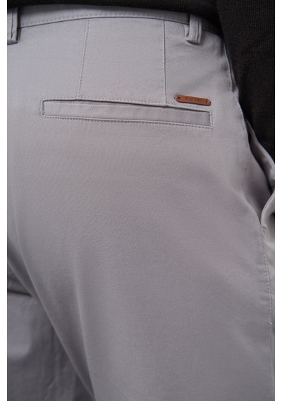 Morven Erkek Gri Pamuk Yan Cep Slim Fit Chino Pantolon 25ks003001100 Gri