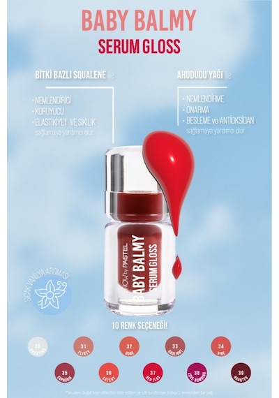 Pastel Show By Baby Balm Serum Gloss 37 Red Flag Dudak Parlatıcısı 37