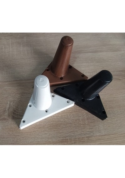 Kaliteli Sağlam Şık Lüks Koltuk Kanepe Dolap Mobilya Ayak Sena Model 10 Cm Beyaz Renk 4 Adet