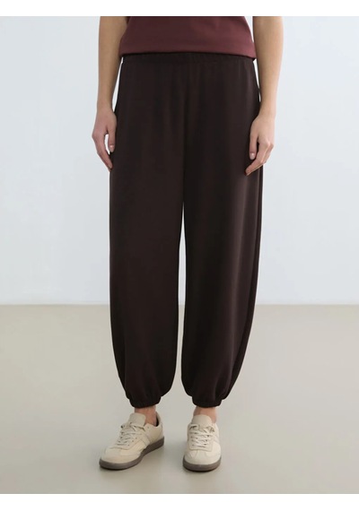 Lc Waikiki Kahverengi Soft Touch Kadın Jogger Eşofman Altı