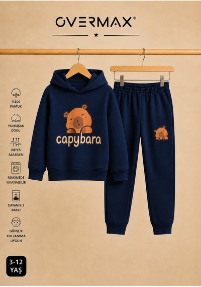 Overmax Capybara Baskılı Kapüşonlu Çocuk Eşofman Takımı 3-12 Yaş Lacivert Üst- Lacivert Alt - 916032676 Lacivert Üst- Lacivert Alt Overmax Capybara Baskılı Kapüşonlu Çocuk Eşofman Takımı 3-12 Yaş Lacivert Üst- Lacivert Alt - 916032676 Lacivert Üst- Lacivert Alt