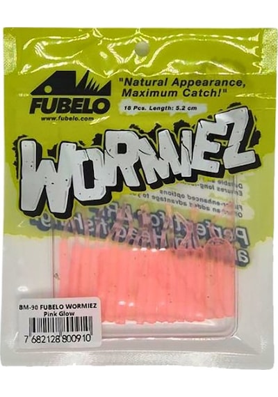 Fubelo Wormiez 5.2cm 18 Adet Lrf Silikonu Pink Yellow