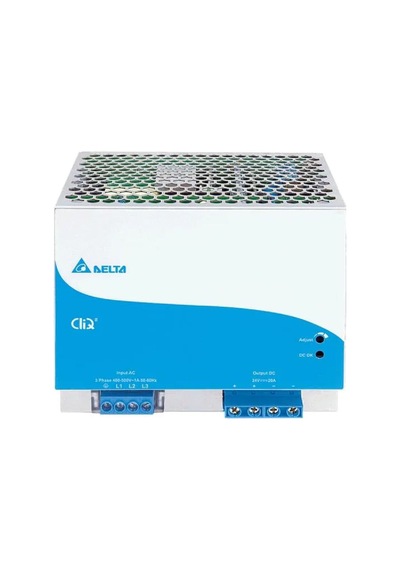 Delta Drp024v480w3bn ,3-faz/380vac 24vdc/20a Güç Kaynağı