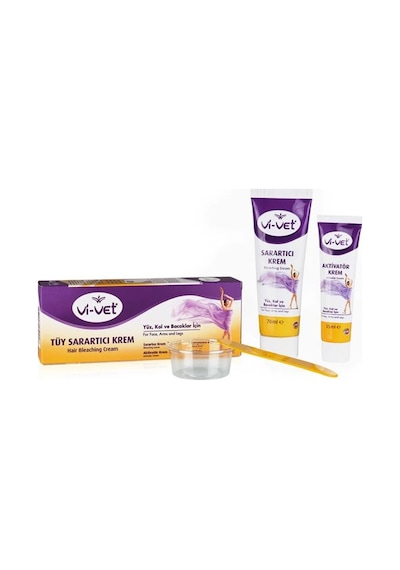 Vivet Tüy Sarartıcı Krem 35ml.+70ml.
