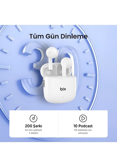 Bix TW11 Bluetooth 5.4 Kulak İçi Kulaklık
