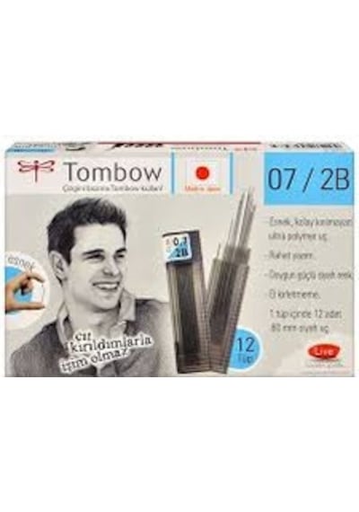 Tombow Min 0.7 2B Tombo Uç 12'li Paket
