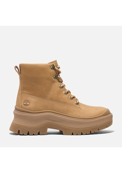 Timberland Roxie Lane Mid Lace Up Boot Kadın Bot-31866 Krem