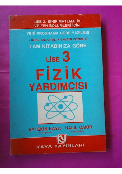 Lise 3 Fizik Yardımcı Açıklamalı Çözümlü