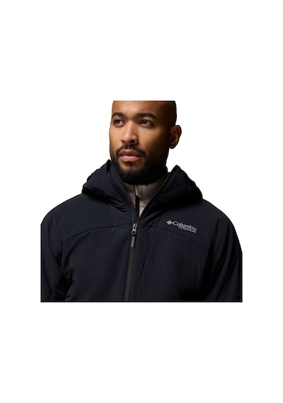 Columbia Columbai Silver Leaf Lite Hooded Jacket Siyah Erkek Outdoor Mont Wo0604-010 Siyah