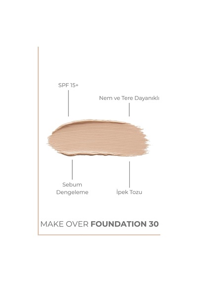 Sıvı Fondöten 40 Ml No:30 Çok Renkli