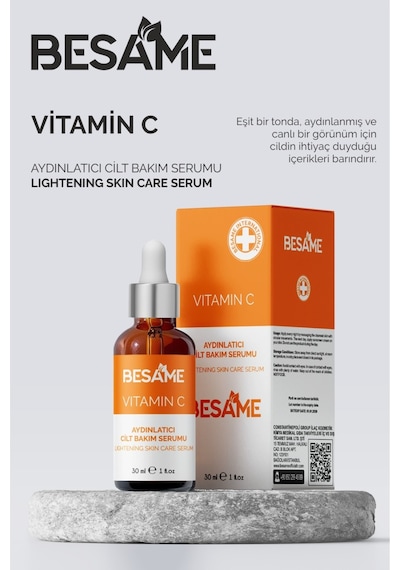 Vitamin C Aydınlatıcı Ve Cilt Tonu Eşitleyici Bakım Serumu 30 Ml