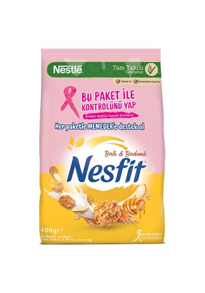 2 Adet Nestle Nesfit Ballı Bademli Tam Tahıl Ve Pirinç Gevreği 400 G