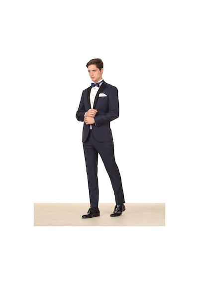 Kip Saks Slim Fit Kelebek Yaka Dokuma Smokin Takım Elbise Çok Renkli